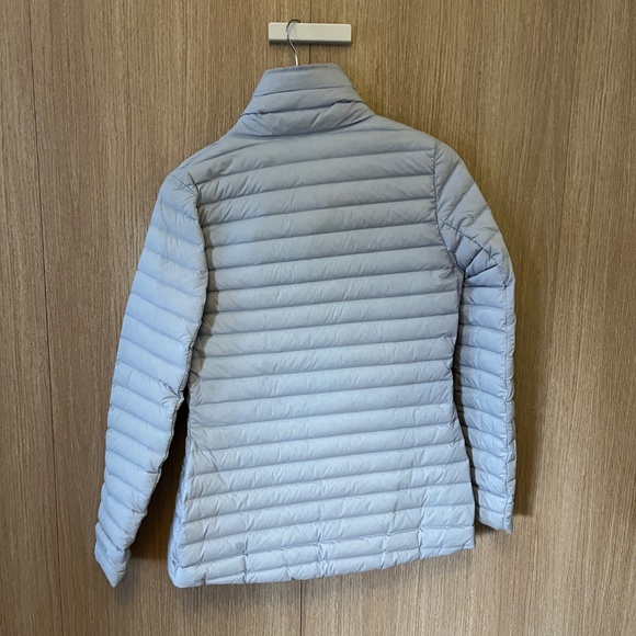 Lululemon Pack It Down Jacket Blue Linen Size 6 - Picture 2 of 6